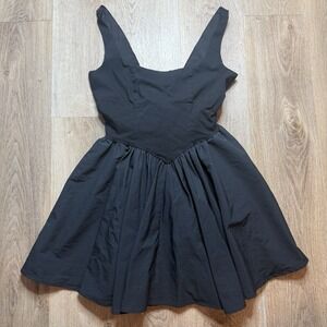 Rita Ora x Primark Low Back Black Bow mini Dress Size 8‎